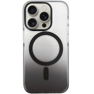 Чохол для iPhone 16 Pro Max з MagSafe сіліконовий Phantom чорний