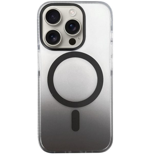 Чохол для iPhone 16 Pro Max з MagSafe сіліконовий Phantom сірий