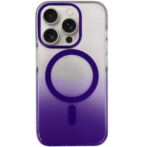 Чохол для iPhone 16 Pro Max з MagSafe сіліконовий Phantom фіолетовий