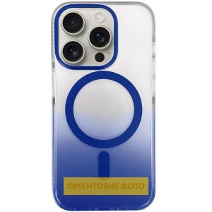 Чохол для iPhone 16e з MagSafe сіліконовий Phantom блакитний