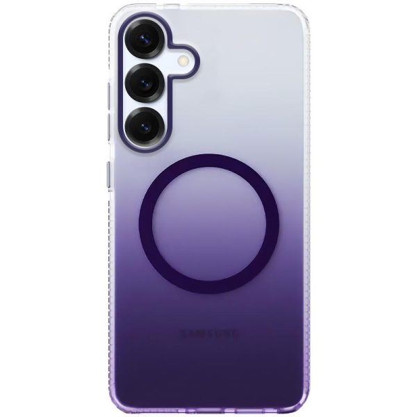 Чохол для Samsung Galaxy S25 з MagSafe сіліконовий Phantom фіолетовий