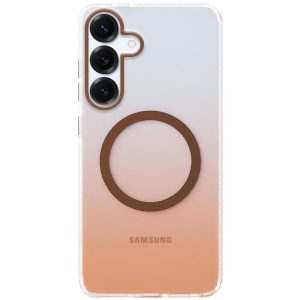 Чохол для Samsung Galaxy S25+ з MagSafe сіліконовий Phantom золотий