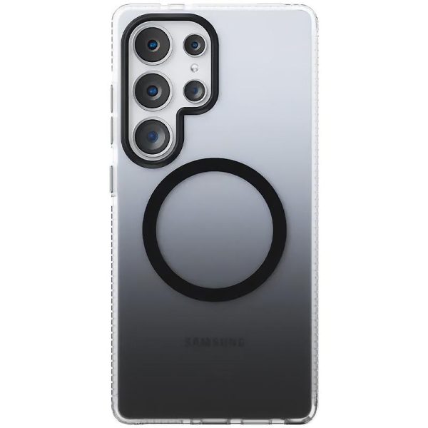 Чохол для Samsung Galaxy S25 Ultra з MagSafe сіліконовий Phantom чорний