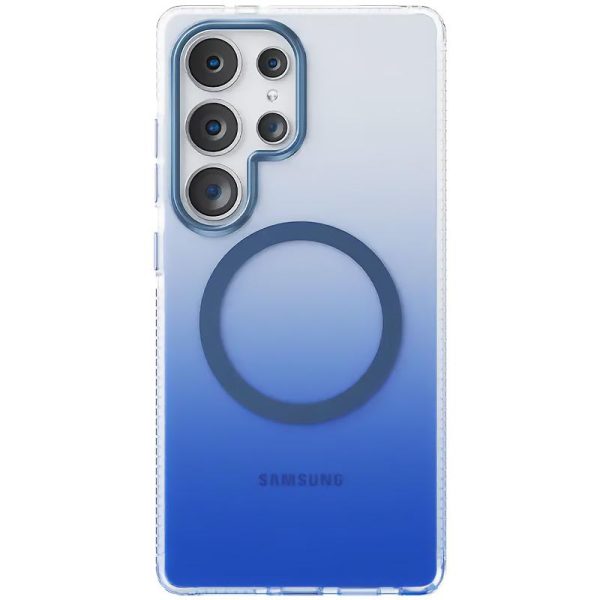 Чохол для Samsung Galaxy S25 Ultra з MagSafe сіліконовий Phantom блакитний
