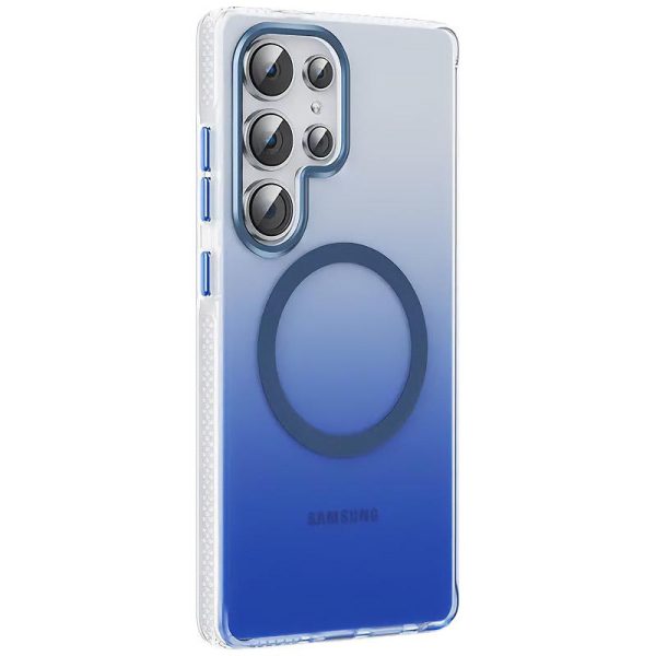 Чохол для Samsung Galaxy S25 Ultra з MagSafe сіліконовий Phantom блакитний - Зображення 2