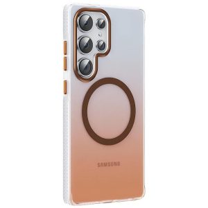 Чохол для Samsung Galaxy S25 Ultra з MagSafe сіліконовий Phantom золотий