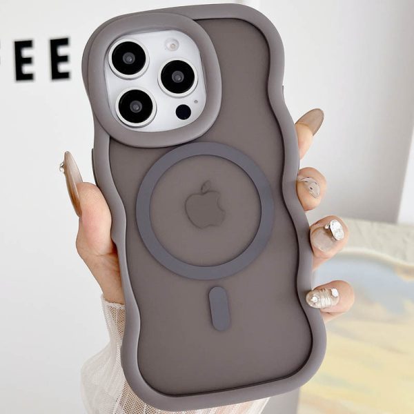 Чохол для iPhone 12 Pro з MagSafe сіліконовий Undine сірий - Зображення 3