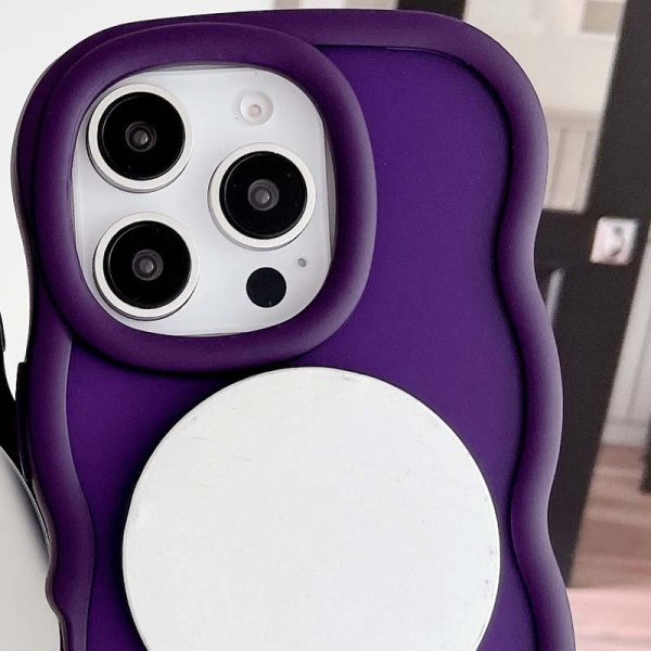 Чохол для iPhone 14 Pro з MagSafe сіліконовий Undine фіолетовий - Зображення 5