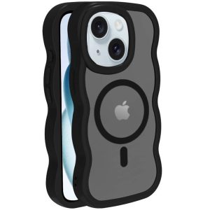 Чохол для iPhone 15 з MagSafe сіліконовий Undine чорний