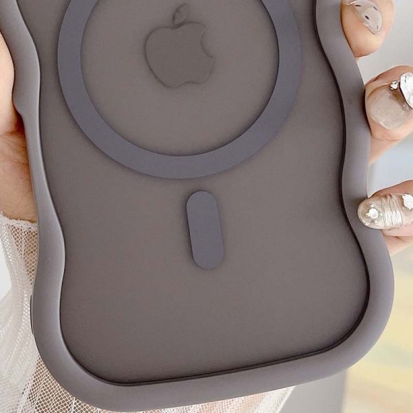 Чохол для iPhone 15 з MagSafe сіліконовий Undine сірий - Зображення 2