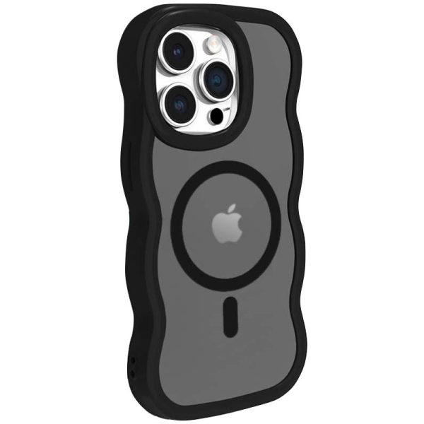 Чохол для iPhone 15 Pro з MagSafe сіліконовий Undine чорний - Зображення 2