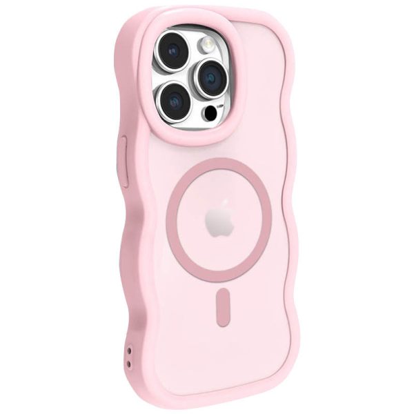 Чохол для iPhone 15 Pro з MagSafe сіліконовий Undine рожевий - Зображення 2