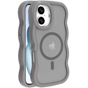 Чохол для iPhone 16 з MagSafe сіліконовий Undine сірий