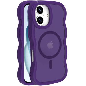 Чохол для iPhone 16 з MagSafe сіліконовий Undine фіолетовий