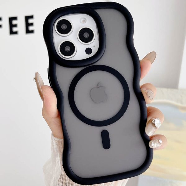 Чохол для iPhone 16 Pro з MagSafe сіліконовий Undine чорний - Зображення 3