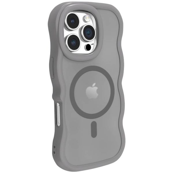 Чохол для iPhone 16 Pro з MagSafe сіліконовий Undine сірий - Зображення 2