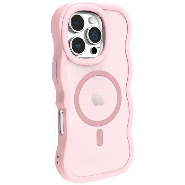 Чохол для iPhone 16 Pro з MagSafe сіліконовий Undine рожевий - Зображення 2