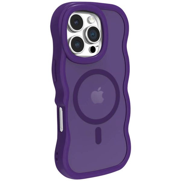 Чохол для iPhone 16 Pro з MagSafe сіліконовий Undine фіолетовий - Зображення 2