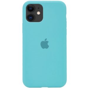 Чохол для iPhone 11 сіліконовий Case Full Protective бірюзовий