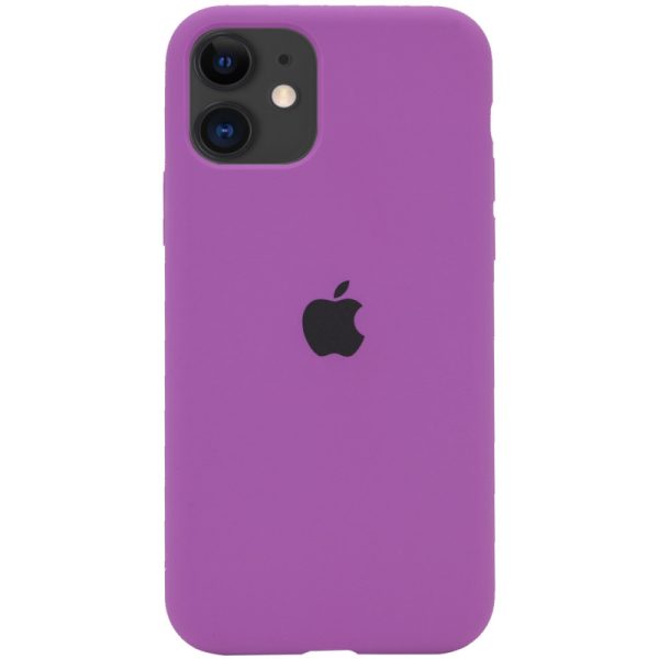 Чохол для iPhone 11 сіліконовий Case Full Protective фіолетовий