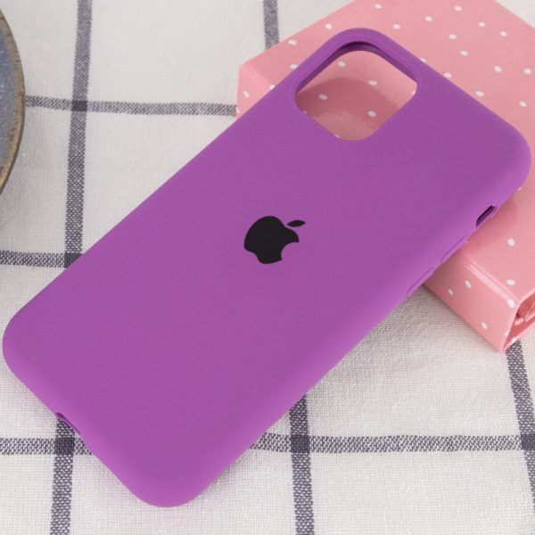 Чохол для iPhone 11 сіліконовий Case Full Protective фіолетовий - Зображення 2