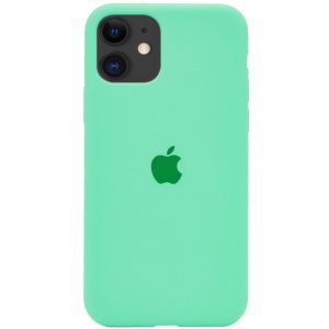 Чохол для iPhone 11 сіліконовий Case Full Protective зелений