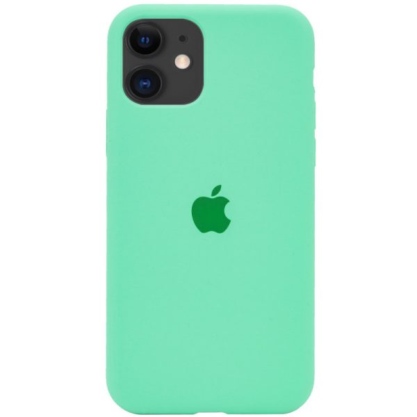 Чохол для iPhone 11 сіліконовий Case Full Protective зелений