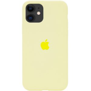 Чохол для iPhone 11 сіліконовий Case Full Protective жовтий