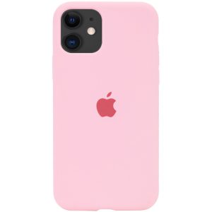 Чохол для iPhone 11 сіліконовий Case Full Protective рожевий