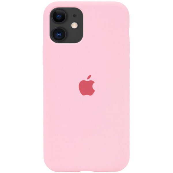 Чохол для iPhone 11 сіліконовий Case Full Protective рожевий