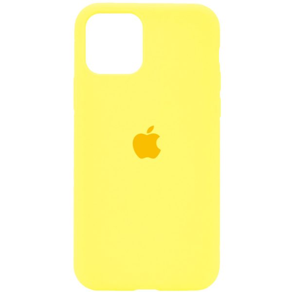 Чохол для iPhone 11 сіліконовий Case Full Protective жовтий
