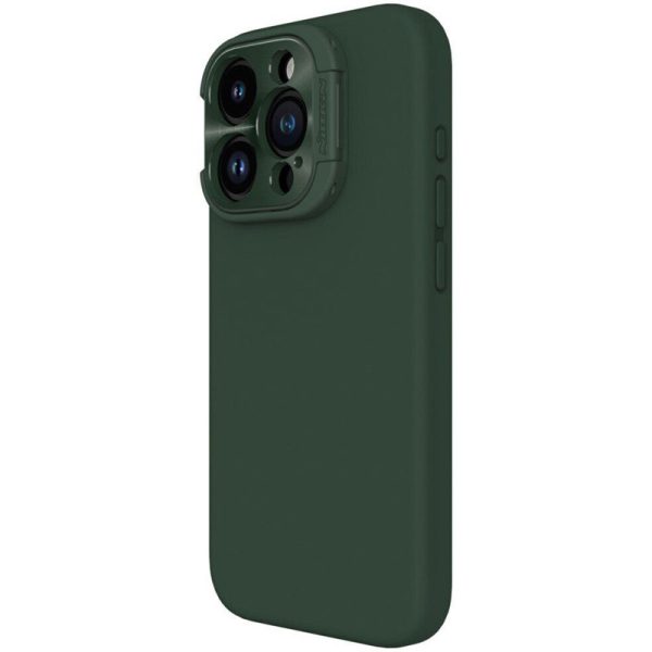 Чохол для iPhone 15 Pro сіліконовий Nillkin LensWing Magnetic зелений - Зображення 2