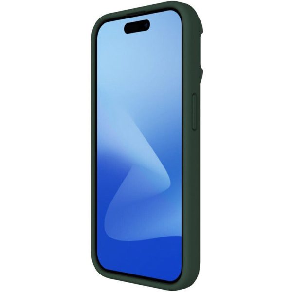 Чохол для iPhone 15 Pro сіліконовий Nillkin LensWing Magnetic зелений - Зображення 4