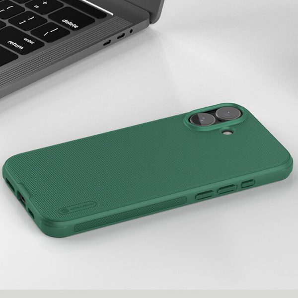 Чохол для iPhone 16 Nillkin Matte Pro зелений - Зображення 7