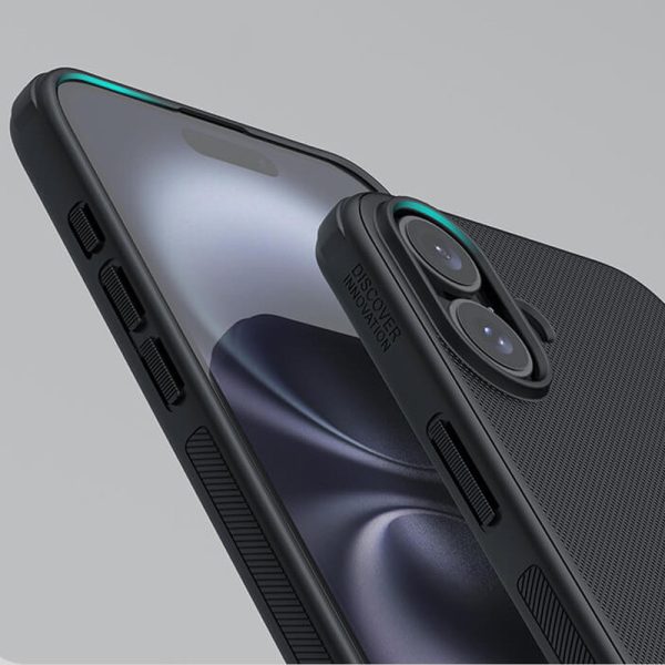 Чохол для iPhone 16 Nillkin Matte Pro чорний - Зображення 6
