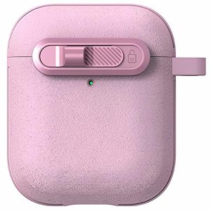 Футляр для навушників Airpods 1 Frosted рожевий
