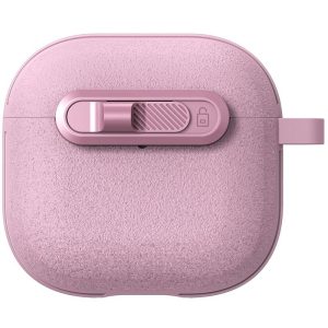 Футляр для навушників Airpods 4 Frosted рожевий