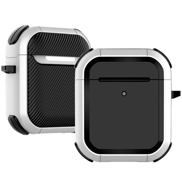 Футляр для навушників Airpods 1 протиударний Black ed. чорний
