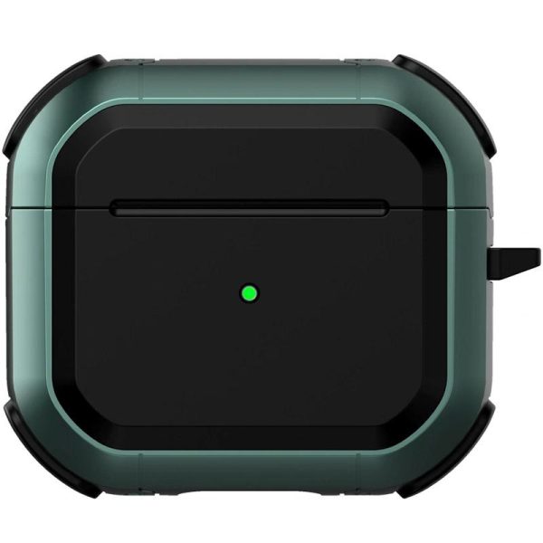 Футляр для навушників Airpods 3 протиударний Black ed. зелений