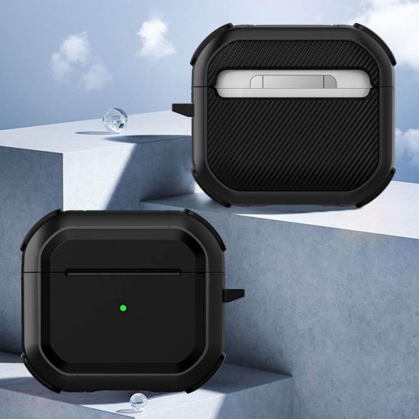 Футляр для навушників Airpods 3 протиударний Black ed. чорний - Зображення 2