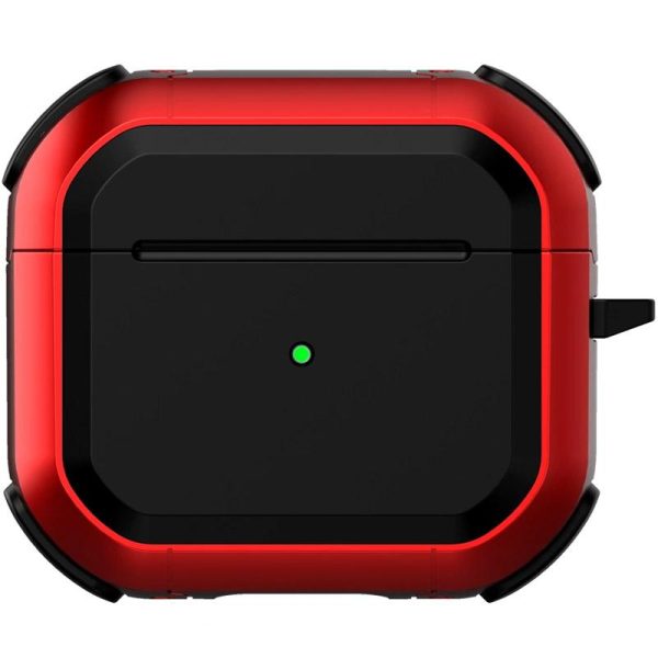 Футляр для навушників Airpods 3 протиударний Black ed. червоний