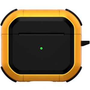 Футляр для навушників Airpods 4 протиударний Black ed. жовтий