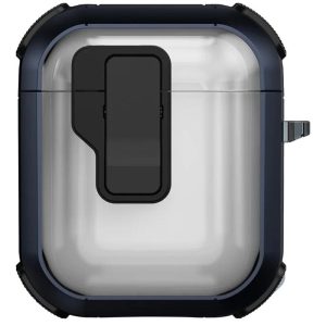 Футляр для навушників Airpods 1 протиударний Locking Button блакитний