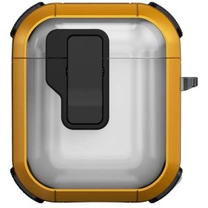Футляр для навушників Airpods 1 протиударний Locking Button жовтий