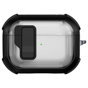 Футляр для навушників Airpods Pro 2 протиударний Locking Button чорний