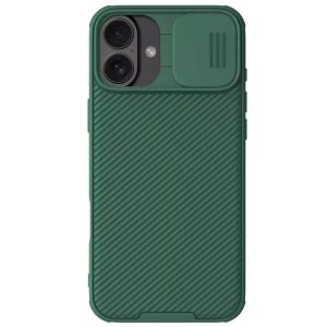 Карбонова для iPhone 16 накладка Nillkin CamShield Pro зелений