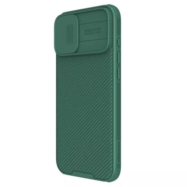Карбонова для iPhone 16 накладка Nillkin CamShield Pro зелений - Зображення 2