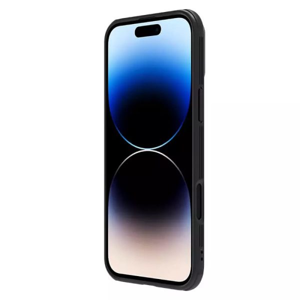 Карбонова для iPhone 16 Pro накладка Nillkin CamShield Pro чорний - Зображення 4