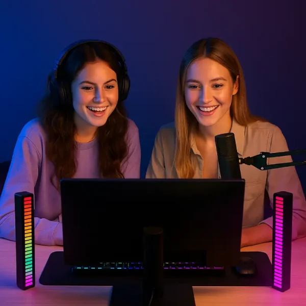 Настільна LED лампа з Bluetooth RGB 5V Single Panel - Зображення 3