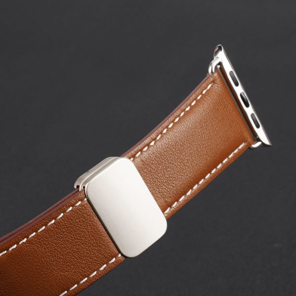 Ремінець для Apple Watch 38 Dux Ducis Genuine Leather коричневий - Зображення 4